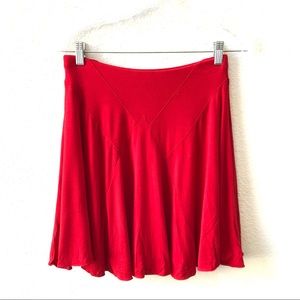 Ralph Lauren Sport A Line Mini Skirt Women's Size Small Red
